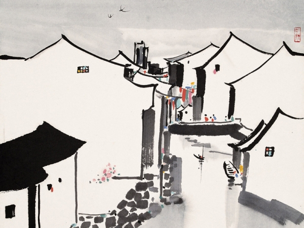 吴冠中作品